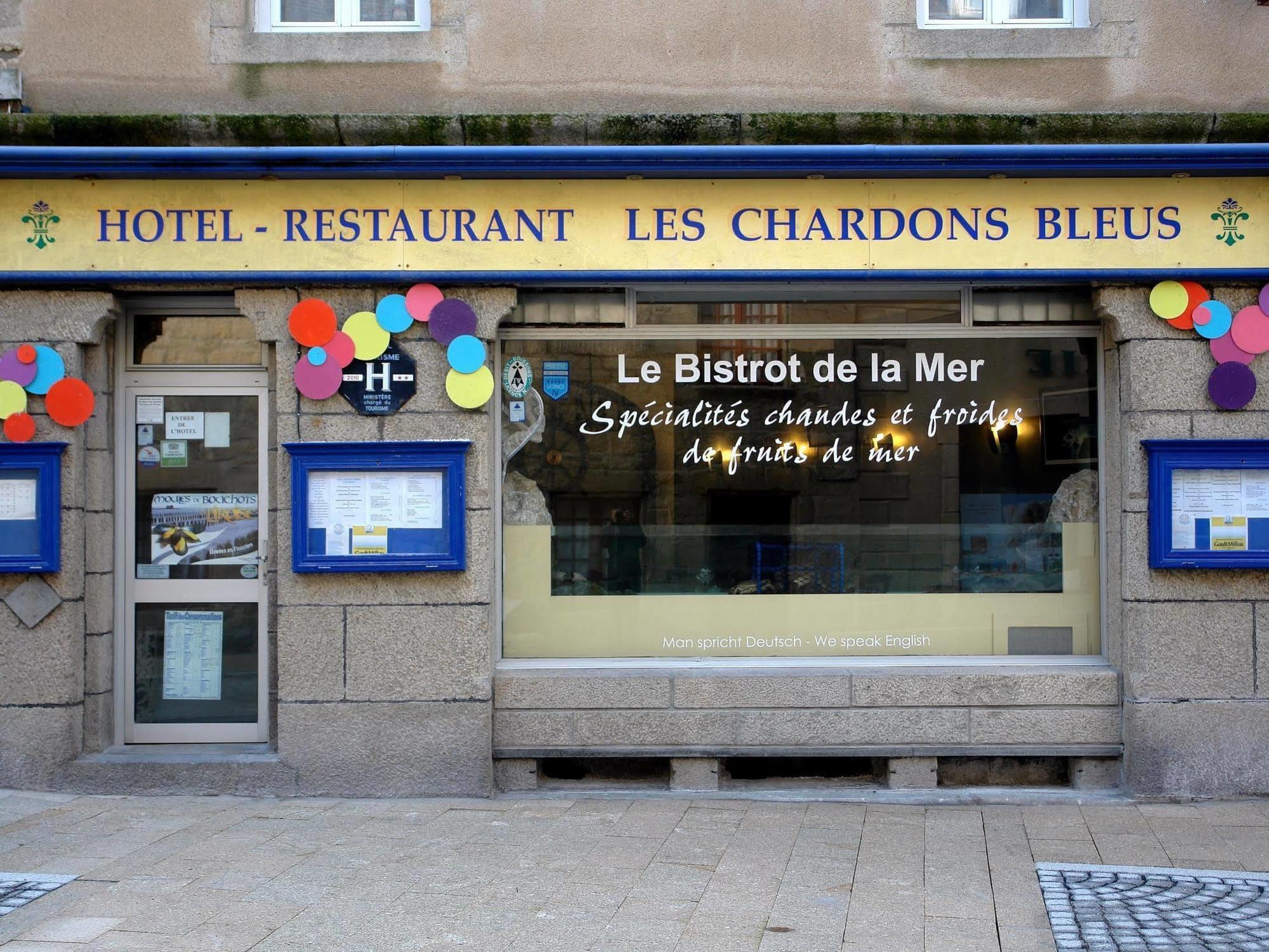 Logis Hotel Les Chardons Bleus Restaurant Le Bistrot De La Mer Роскофф Екстер'єр фото